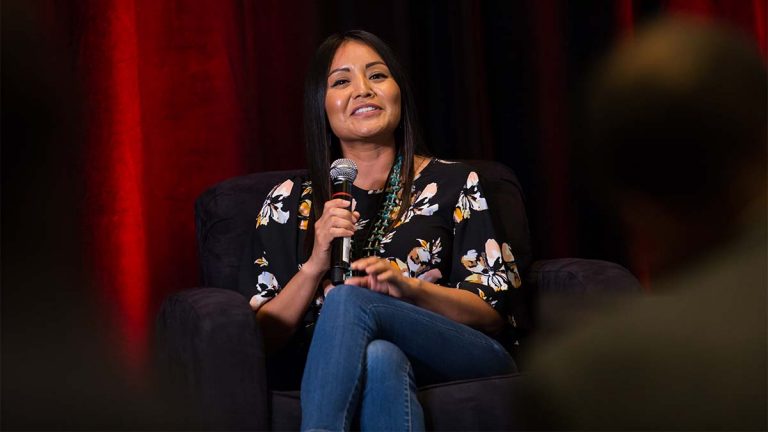 Amanda Blackhorse, Native American activist, Global Sport Summit 2019
