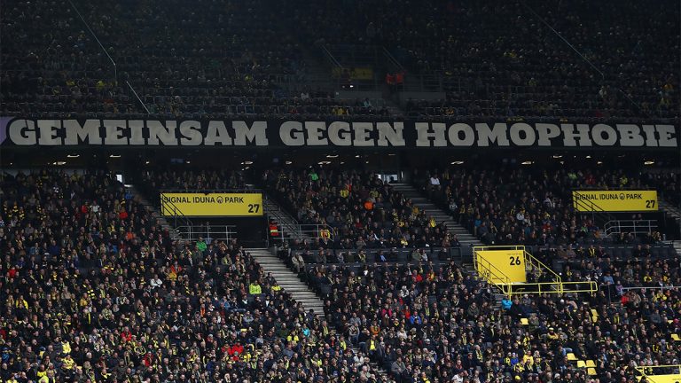 Borussia Dortmund, homophobia protest, Bundesliga