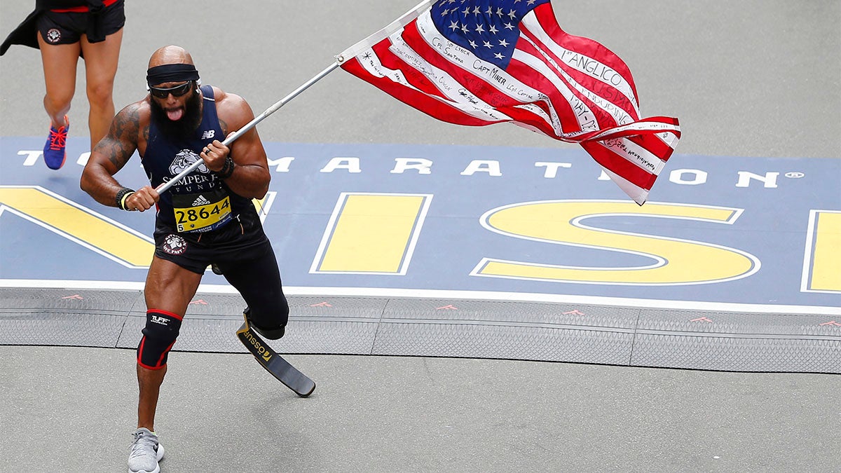 Boston Marathon, para athlete