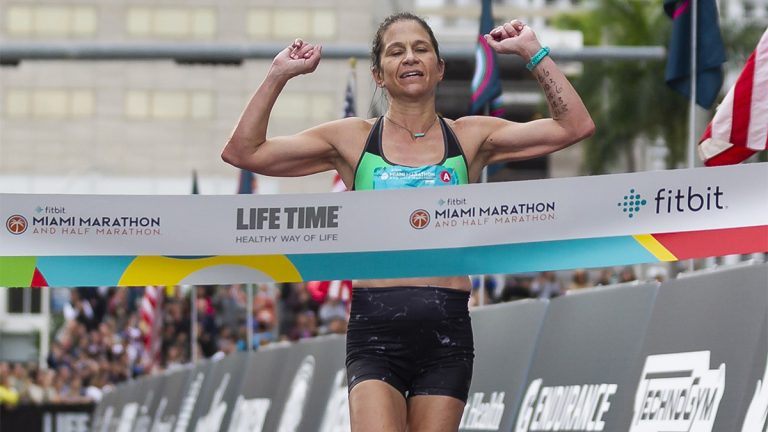 Kate Landau, marathon