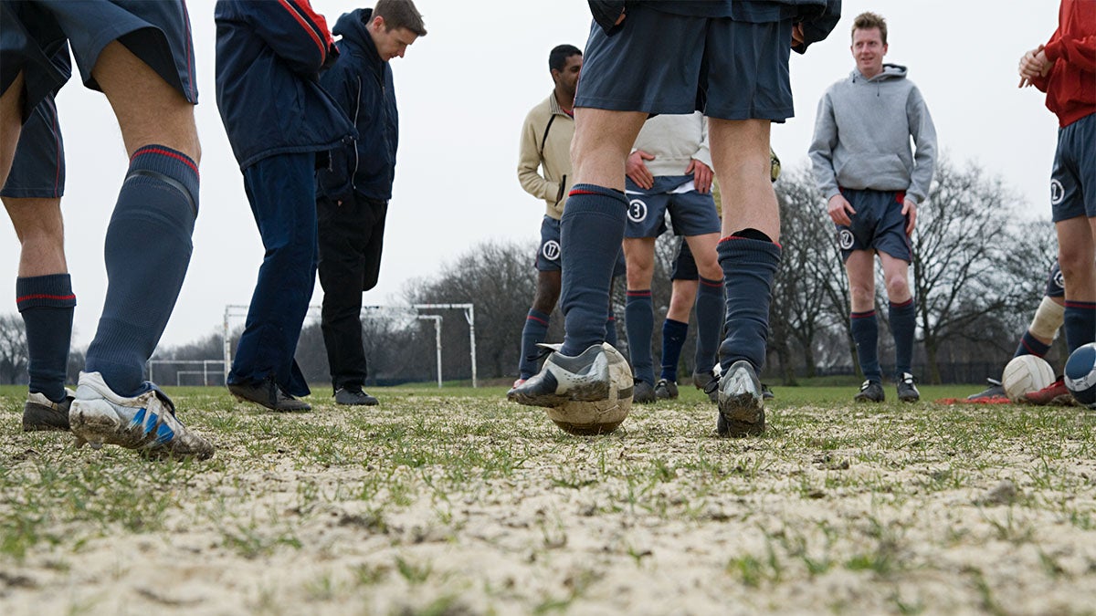 Teamwork, soccer,