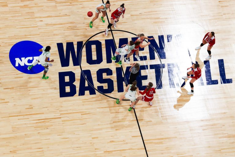 Tip off at the 2021 NCAA Women's Basketball Tournament