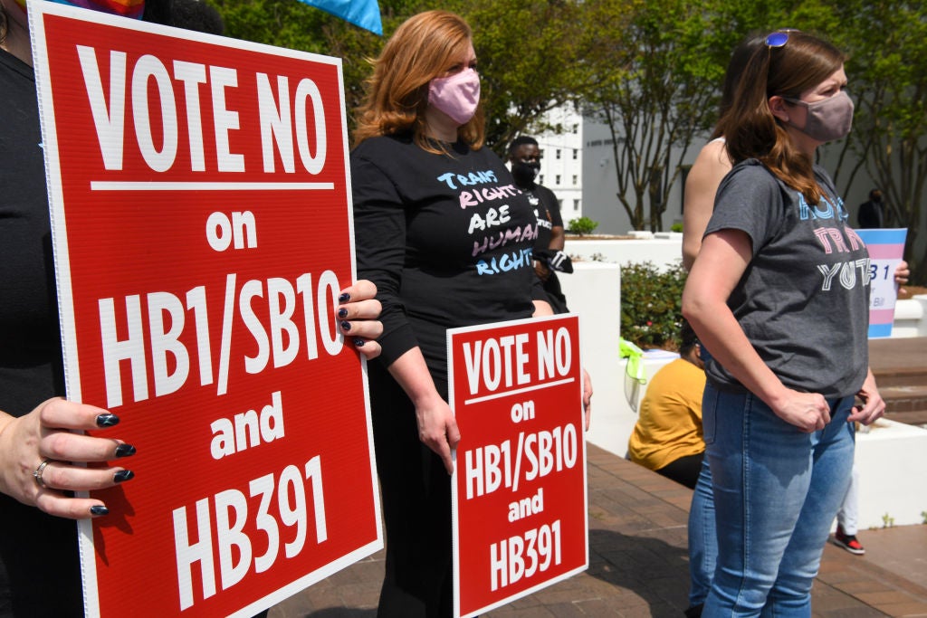 Protests against anti-trans legislation