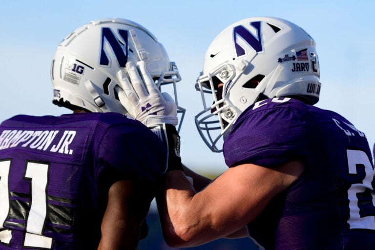 Northwestern football players