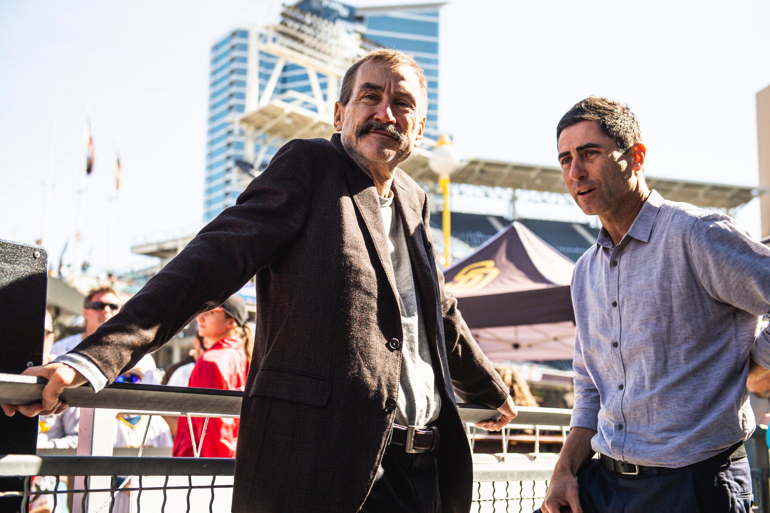 San Diego Padres owner Peter Seidler and general manager AJ Preller